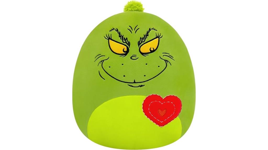 grinch squishmallow plush toy
