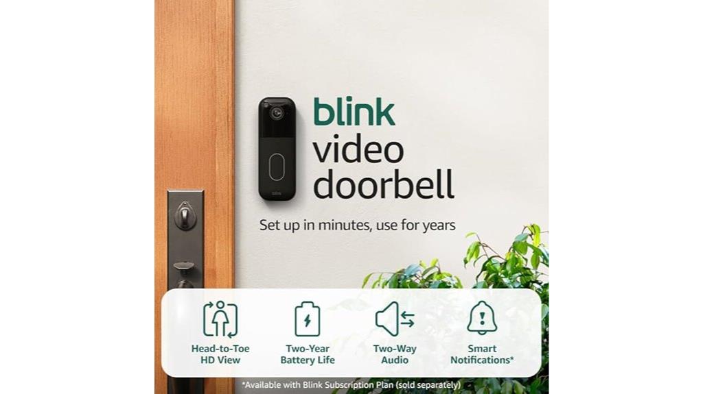 hd doorbell with long battery