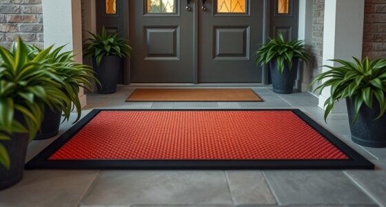 heated outdoor entry mats