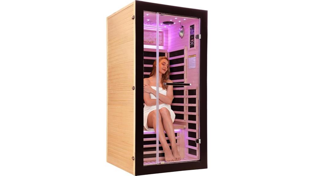 indoor hemlock infrared sauna