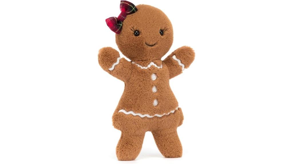 jellycat gingerbread ruby plush