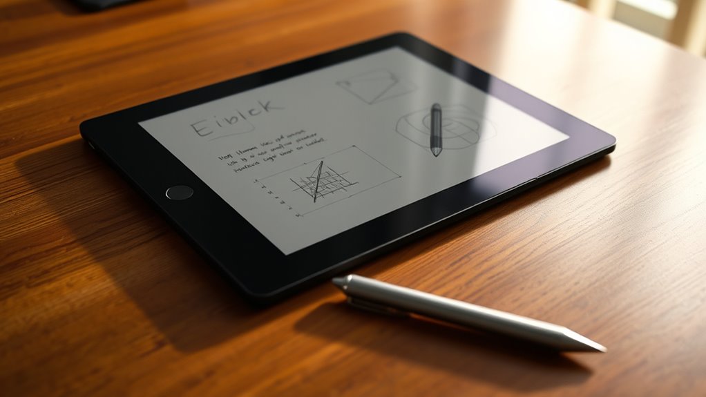 key factors for e ink tablets