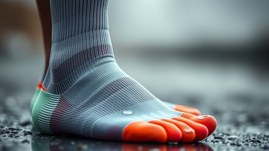 key factors for moisture wicking socks