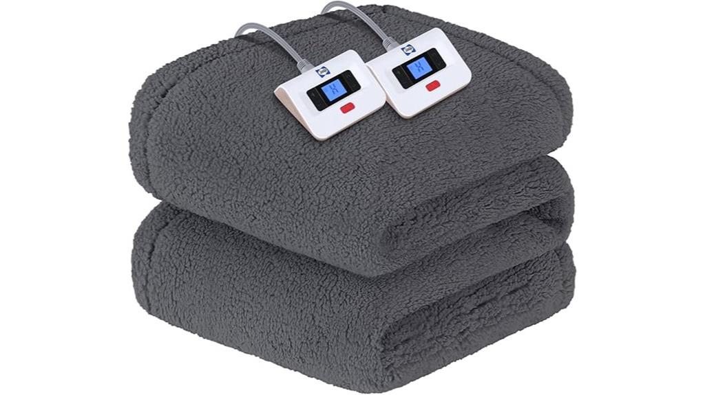 king size dual control electric blanket