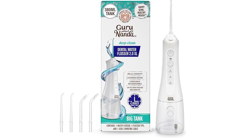 large capacity water flosser