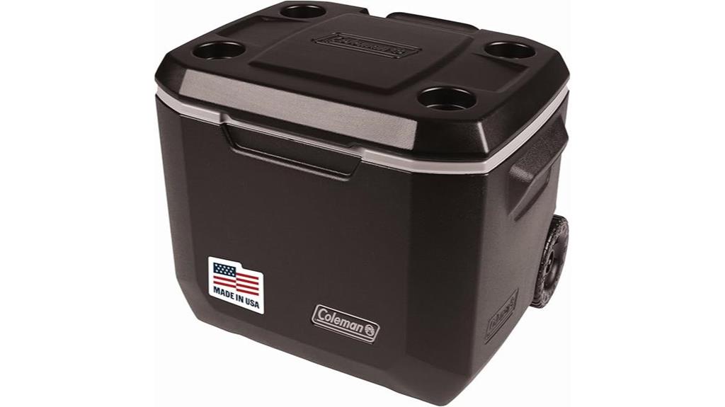 large wheeled coleman cooler