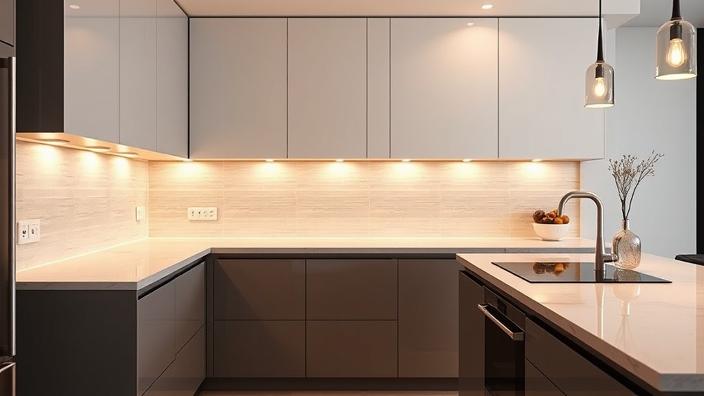 lighting brightness and features