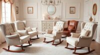 luxurious nursery rocking chairs