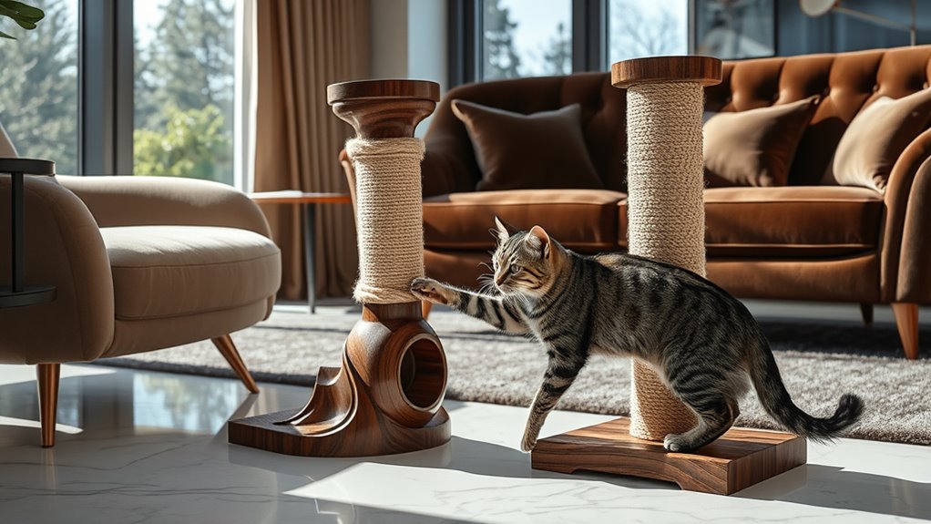 luxury cat scratching posts