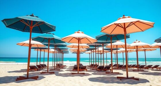 luxury durable beach umbrellas