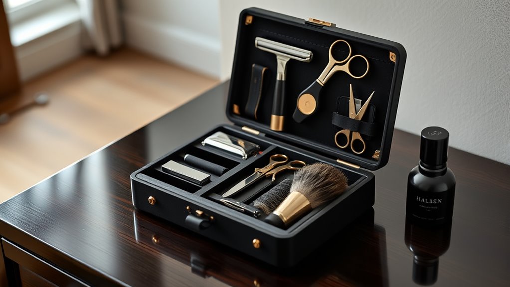 luxury grooming kit options