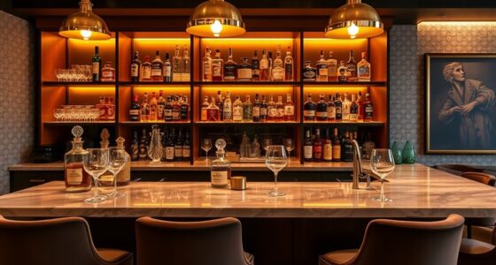 luxury home bar setups