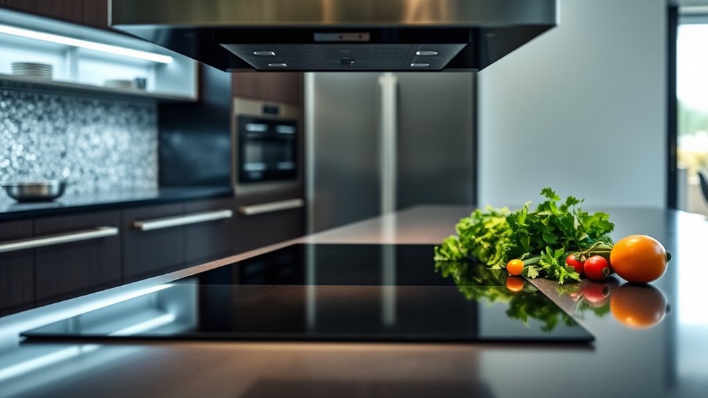 luxury induction cooktops with ventilation