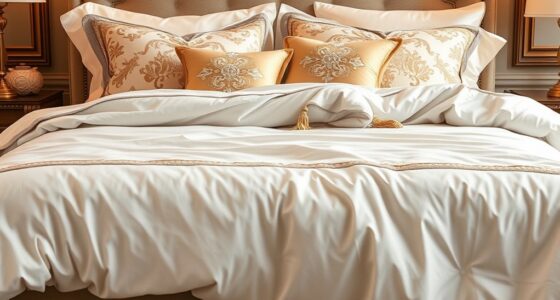 luxury king bed bedding