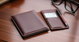 luxury leather passport sets