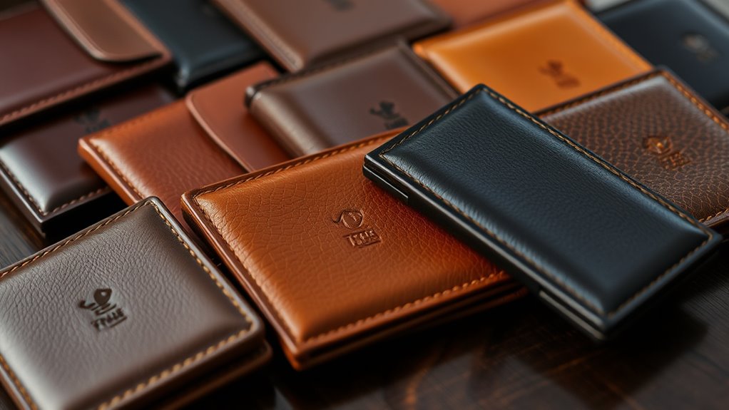 luxury men s leather wallets
