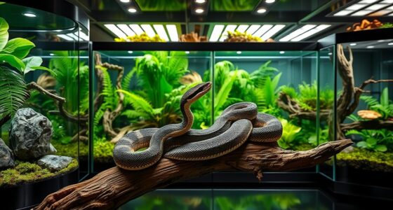 luxury reptile terrarium elegance
