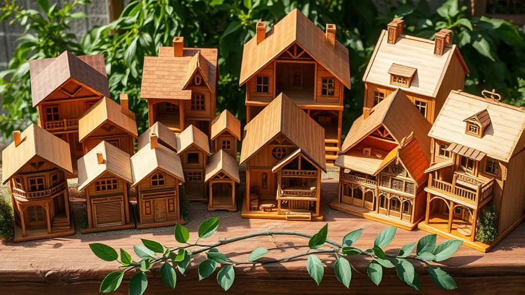 luxury wooden dollhouse collections