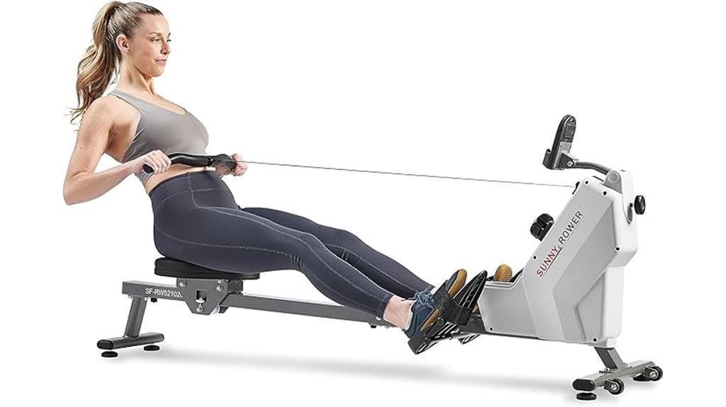magnetic rowing machine