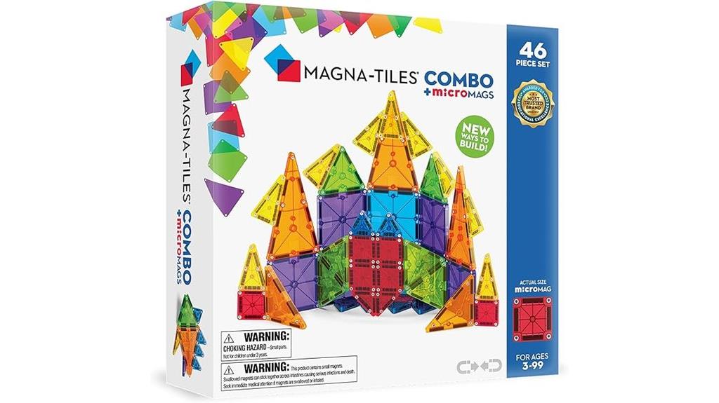 magnetic tiles building set