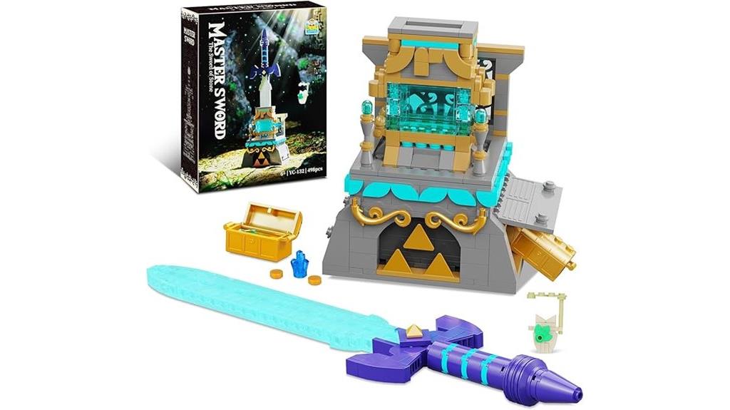 master sword glowing building set