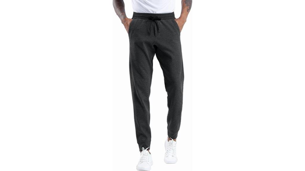 men s fleece joggers with pockets