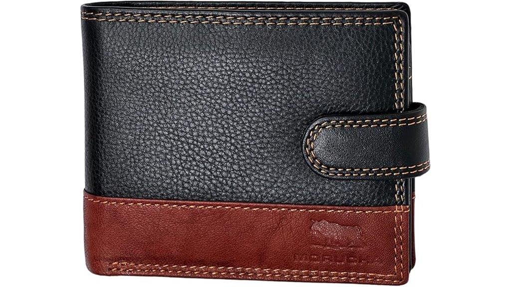 men s rfid leather wallet