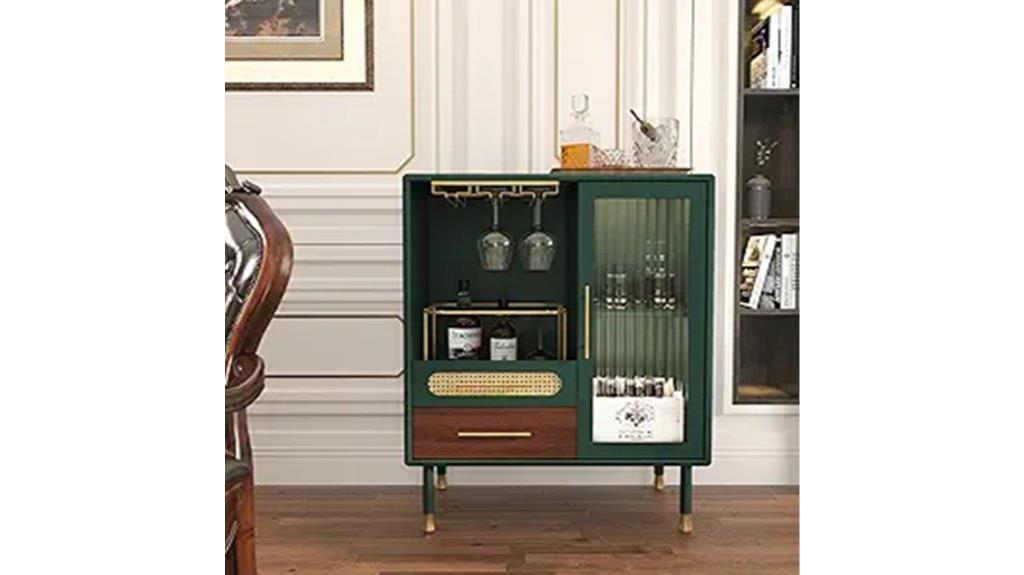 modern coffee bar storage