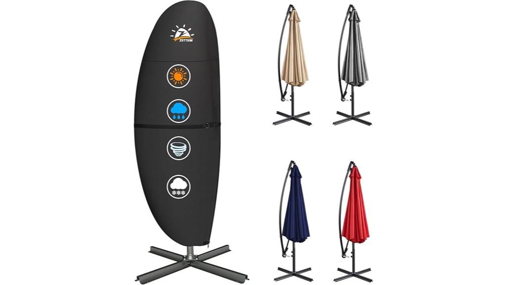 patio umbrella cover size