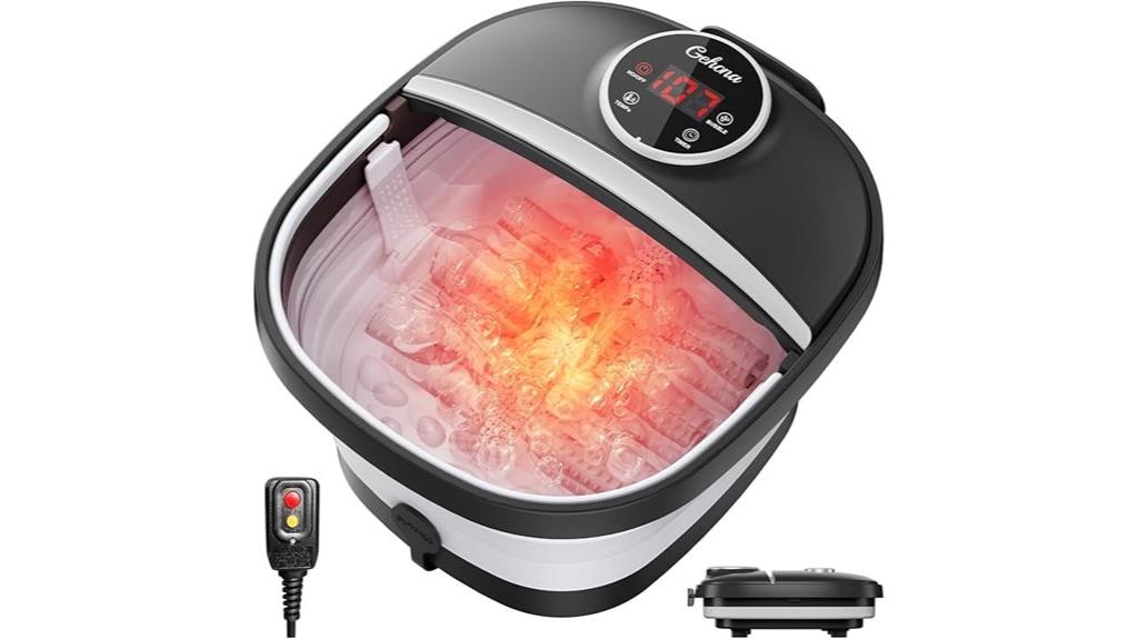 portable heated foot spa