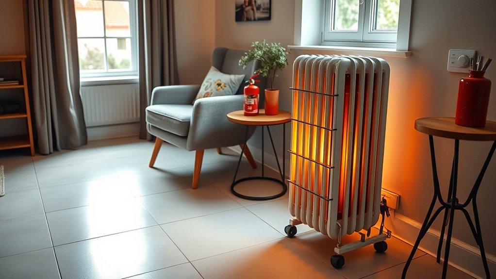 portable oil radiator safety