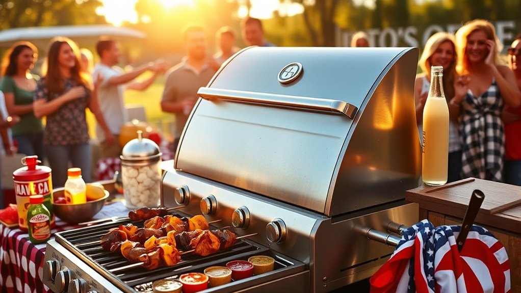 portable powerful efficient grill