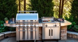 premium backyard grill selection
