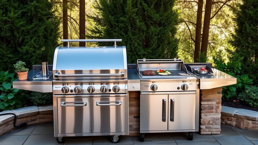 premium backyard grill selection