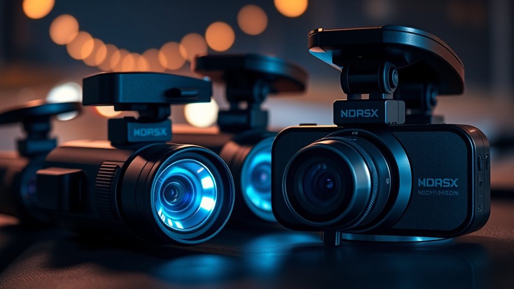 premium night vision dash cameras