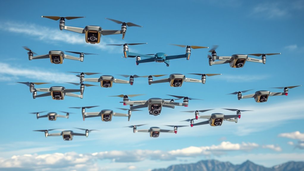 premium professional drone selection