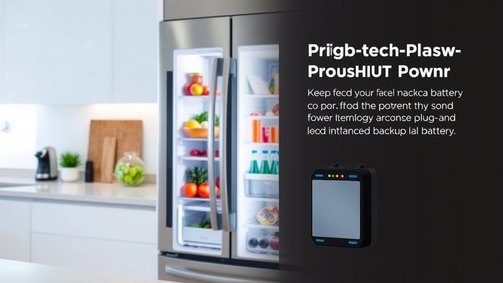 refrigerator backup battery options