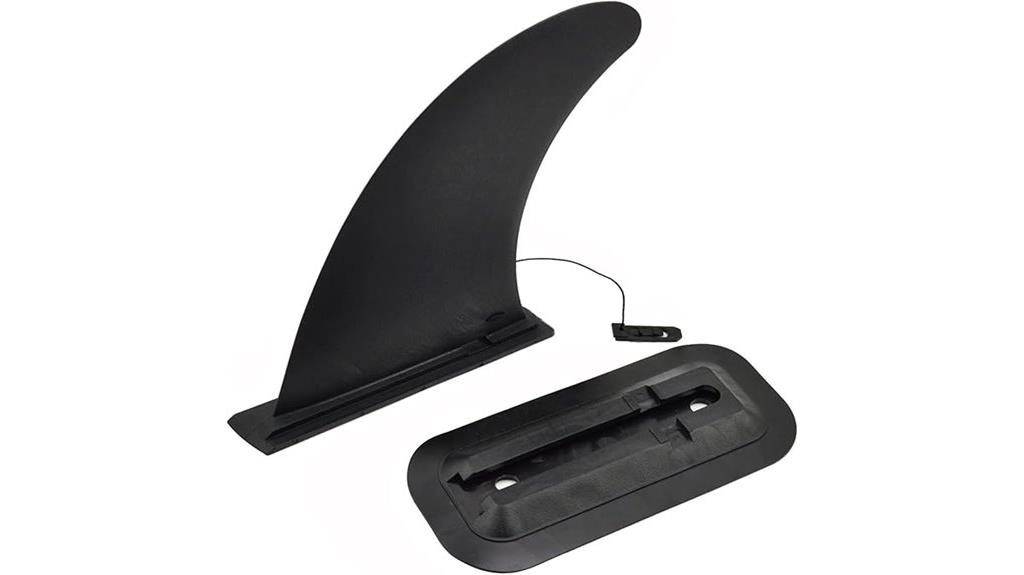 removable kayak fin attachment