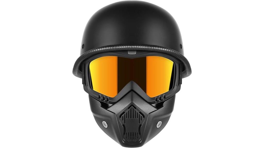 retro dot face shield