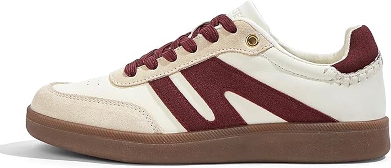 retro leather sneaker style