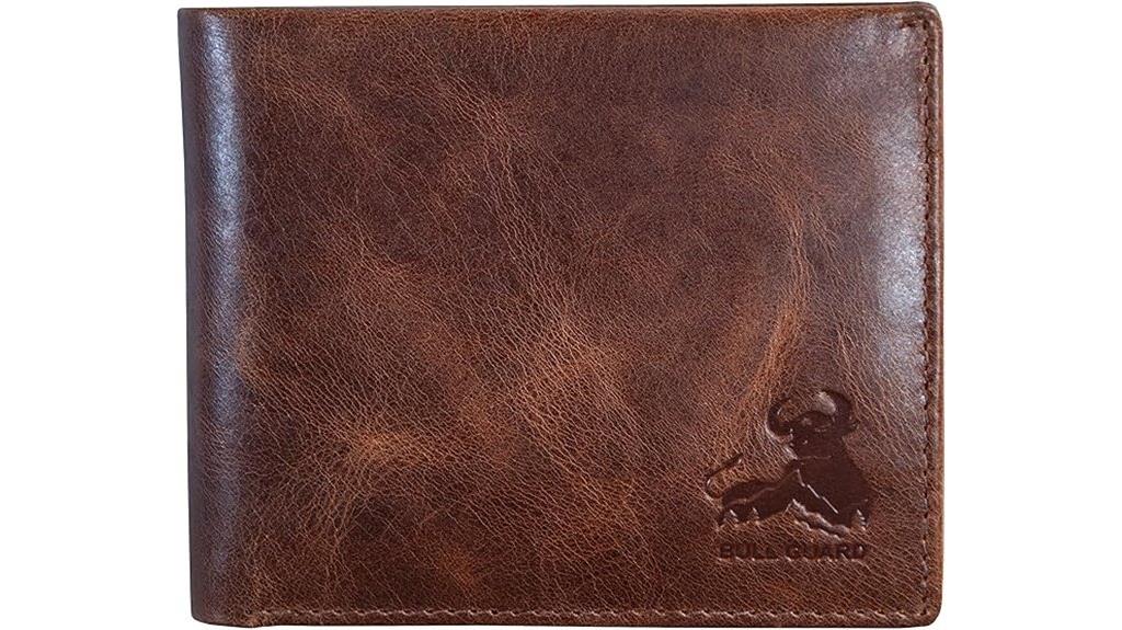 rfid blocking leather wallet