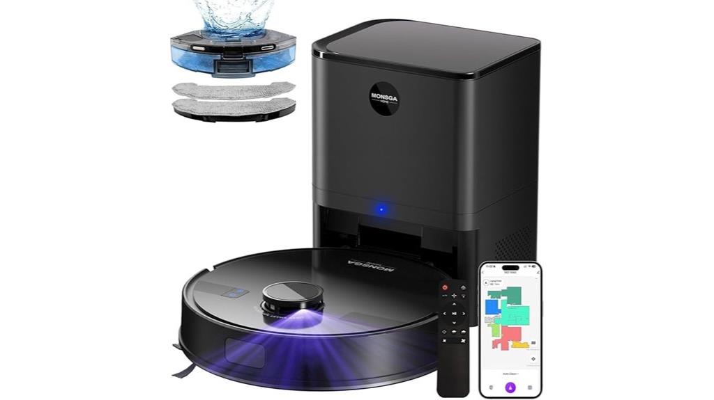 robot vacuum with station