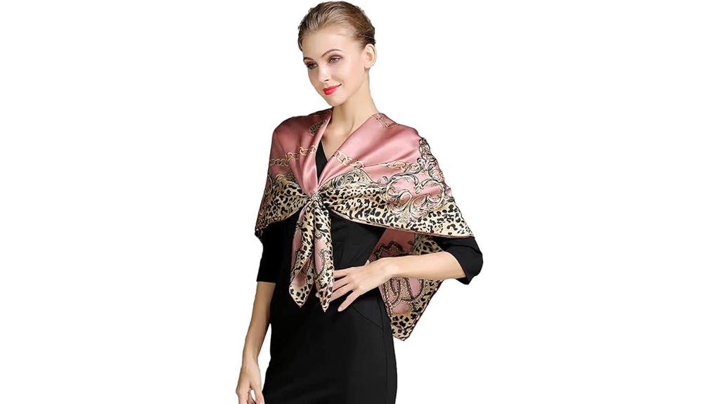 silk large square scarf