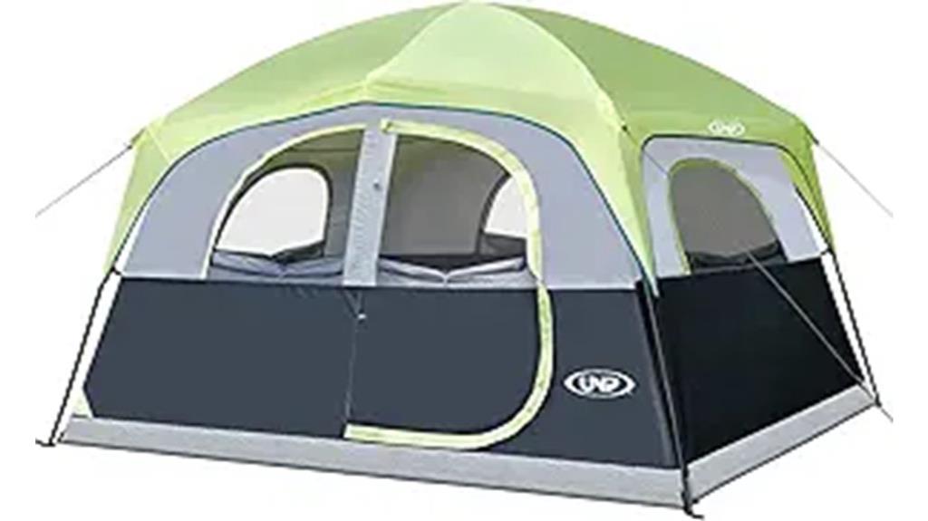 six person waterproof tent