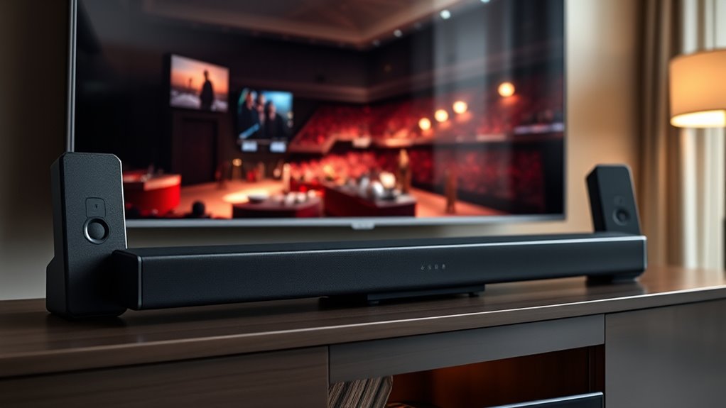 small powerful atmos soundbars