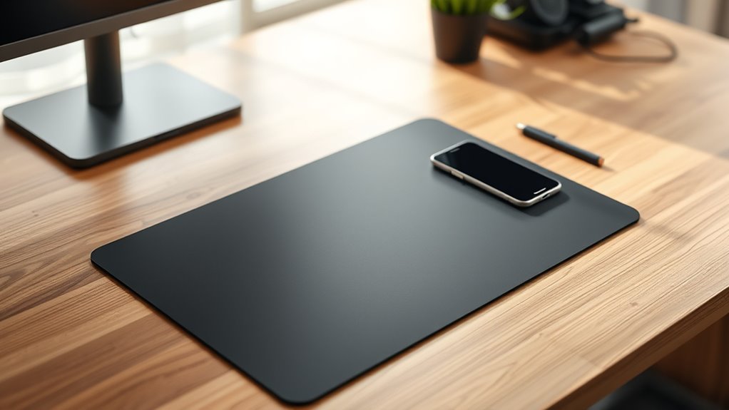 smart charging desk mat