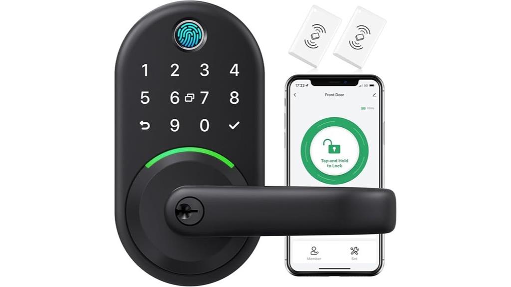 smart keypad fingerprint lock