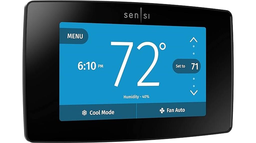 smart wi fi touchscreen thermostat