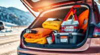 snow travel emergency kits
