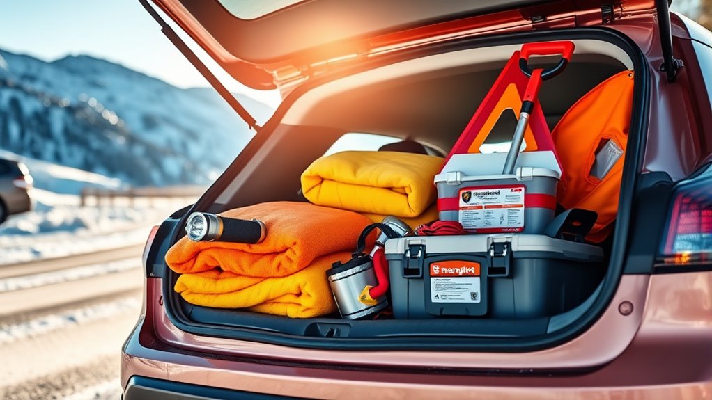 snow travel emergency kits